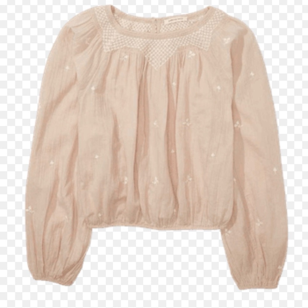 American eagle peasant top
